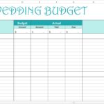 Personal Wedding Budget Excel Spreadsheet With Wedding Budget Excel Spreadsheet Download