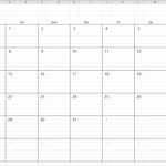 Printable 2019 Monthly Calendar Template Excel Intended For 2019 Monthly Calendar Template Excel Xls