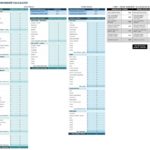 Printable Business Budget Template Excel In Business Budget Template Excel In Workshhet