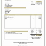 Printable Company Invoice Template Excel to Company Invoice Template Excel Examples