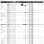 Printable Construction Excel Templates Within Construction Excel Templates Examples