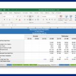 Printable Dcf Excel Template With Dcf Excel Template Templates