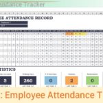 Printable Employee Monthly Attendance Sheet Template Excel For Employee Monthly Attendance Sheet Template Excel Examples