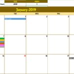 Printable Excel Calendar Template With Excel Calendar Template Xlsx