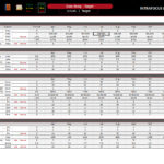 Printable Excel Scorecard Template In Excel Scorecard Template Printable