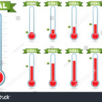 Printable Excel Thermometer Template To Excel Thermometer Template In Excel