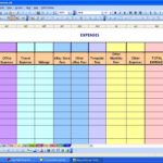 Printable Expense Worksheet Excel For Expense Worksheet Excel For Free