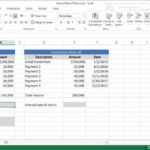 Printable Money Weighted Return Excel Template Intended For Money Weighted Return Excel Template Xls