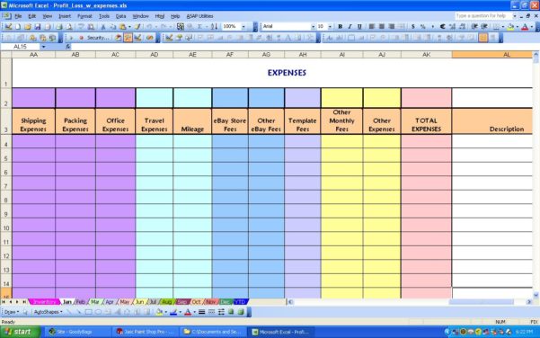 Monthly Bills Spreadsheet Template Excel — excelguider.com