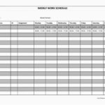 Printable Monthly Employee Schedule Template Excel Intended For Monthly Employee Schedule Template Excel In Spreadsheet