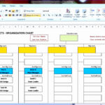 Printable Org Chart Template Excel For Org Chart Template Excel Example