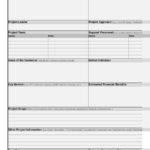 Printable Project Charter Template Excel Inside Project Charter Template Excel Xlsx