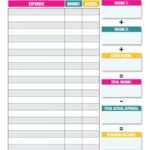 Printable Simple Budget Template Excel For Simple Budget Template Excel Document