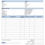 Printable Simple Invoice Format In Excel With Simple Invoice Format In Excel For Google Sheet
