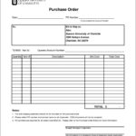 Printable Simple Purchase Order Template Excel For Simple Purchase Order Template Excel Template