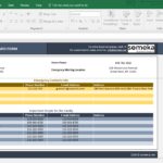 Printable Vendor Information Form Template Excel In Vendor Information Form Template Excel Templates