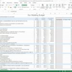 Printable Wedding Budget Excel Spreadsheet And Wedding Budget Excel Spreadsheet Letters