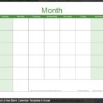 Sample Of 2019 Monthly Calendar Template Excel Within 2019 Monthly Calendar Template Excel In Spreadsheet