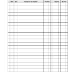Sample Of Check Register Template Excel And Check Register Template Excel Example