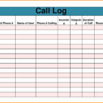 Sample Of Cold Call Log Excel Template For Cold Call Log Excel Template For Free