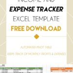 Sample Of Excel Income And Expense Template With Excel Income And Expense Template For Free