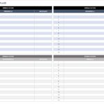 Sample Of Excel Matrix Template For Excel Matrix Template Free Download