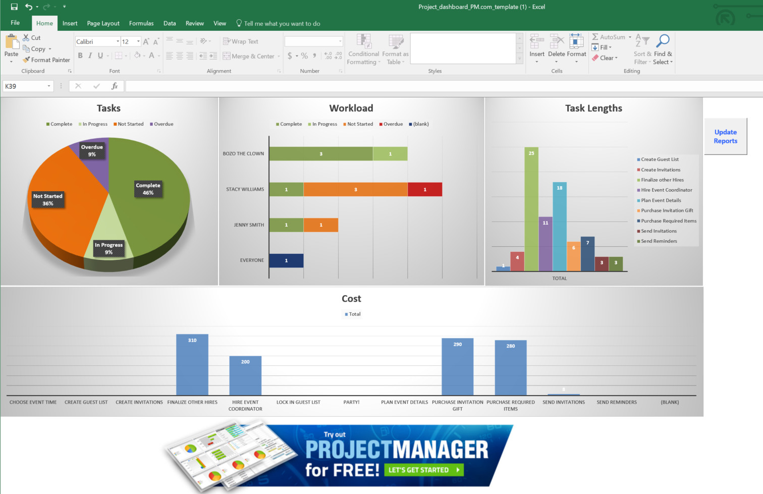 Sample Of Excel Project Management Template Intended For Excel Project Management Template Samples