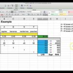 Sample Of Excel Solver Example To Excel Solver Example Download