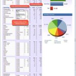 Sample Of Excel Spreadsheet Budget Planner Within Excel Spreadsheet Budget Planner Template