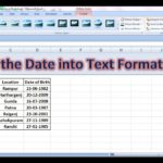 Sample Of Excel Text Function Format To Excel Text Function Format In Excel