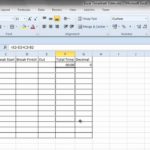 Sample of Excel Time Logging Spreadsheet within Excel Time Logging Spreadsheet for Free