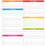Sample Of Excel Weekly To Do List Template To Excel Weekly To Do List Template Examples