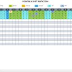 Sample Of Monthly Schedule Template Excel Throughout Monthly Schedule Template Excel In Workshhet