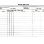 Sample Of Pet Health Record Template Excel With Pet Health Record Template Excel Letter
