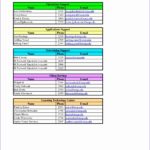 Sample Of Phone List Template Excel Within Phone List Template Excel In Excel