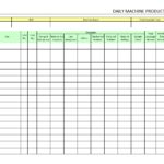 Sample Of Production Report Template Excel With Production Report Template Excel For Free