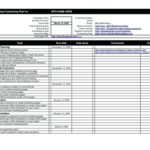 Sample Of Project Management Plan Template Excel With Project Management Plan Template Excel Form