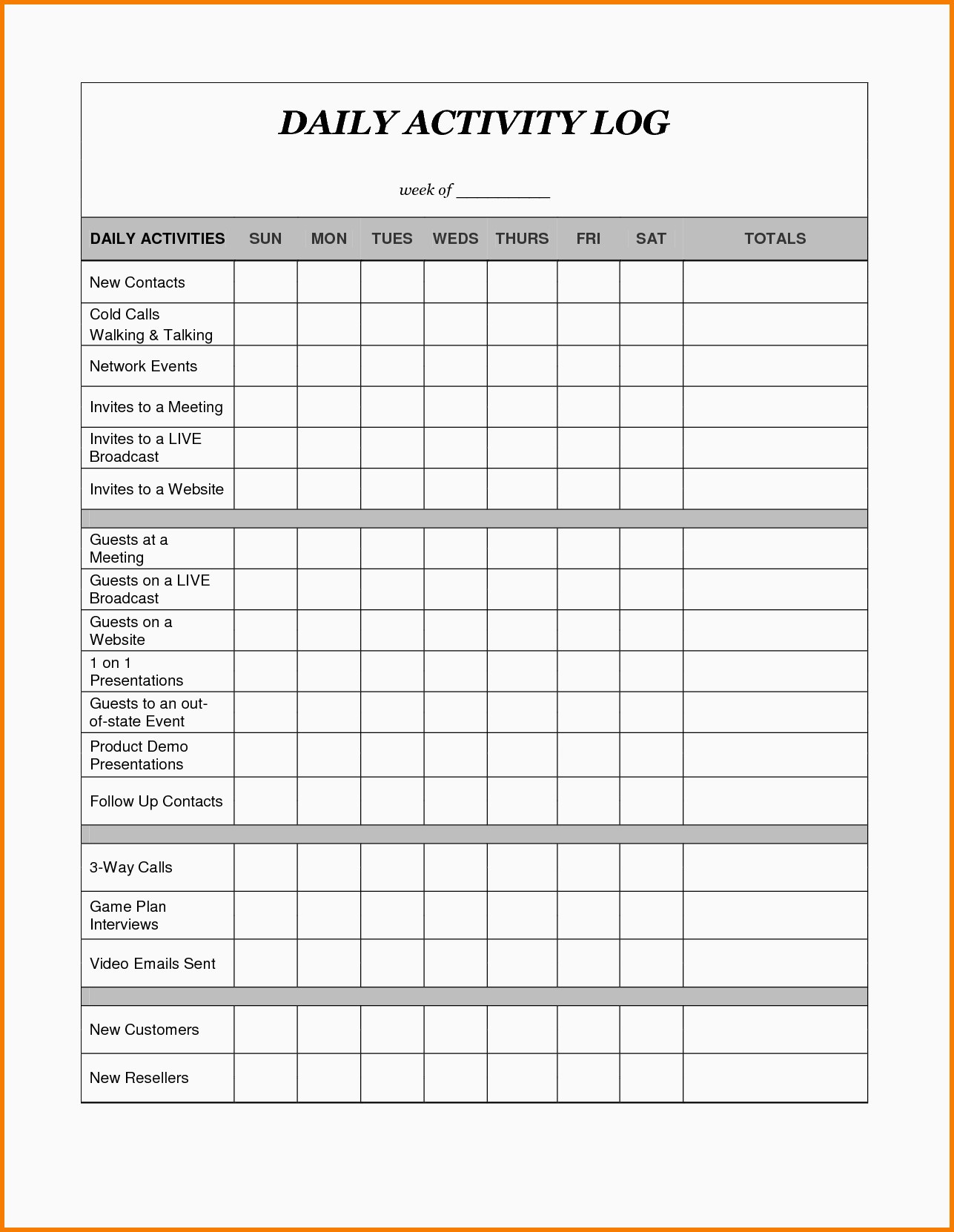 Sample Of Sales Call Sheet Template Excel In Sales Call Sheet Template Excel In Excel