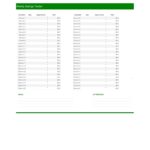 Sample of Savings Account Spreadsheet with Savings Account Spreadsheet Template