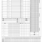 Sample Of Score Sheet Template Excel In Score Sheet Template Excel In Excel