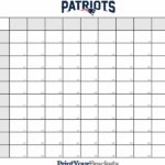 Sample Of Super Bowl Squares Template Excel With Super Bowl Squares Template Excel Download For Free