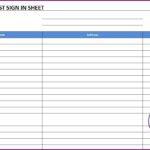 Sample Of Wedding Guest Excel Template With Wedding Guest Excel Template Templates