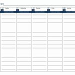 Sample Of Weekly Calendar Template Excel Within Weekly Calendar Template Excel Templates