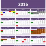 Samples Of 2016 Calendar Template Excel For 2016 Calendar Template Excel Templates