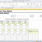 Samples Of Basic Timesheet Template Excel With Basic Timesheet Template Excel Free Download