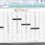 Samples Of Bingo Template Excel In Bingo Template Excel Example