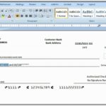 Samples Of Blank Check Templates For Excel For Blank Check Templates For Excel Printable
