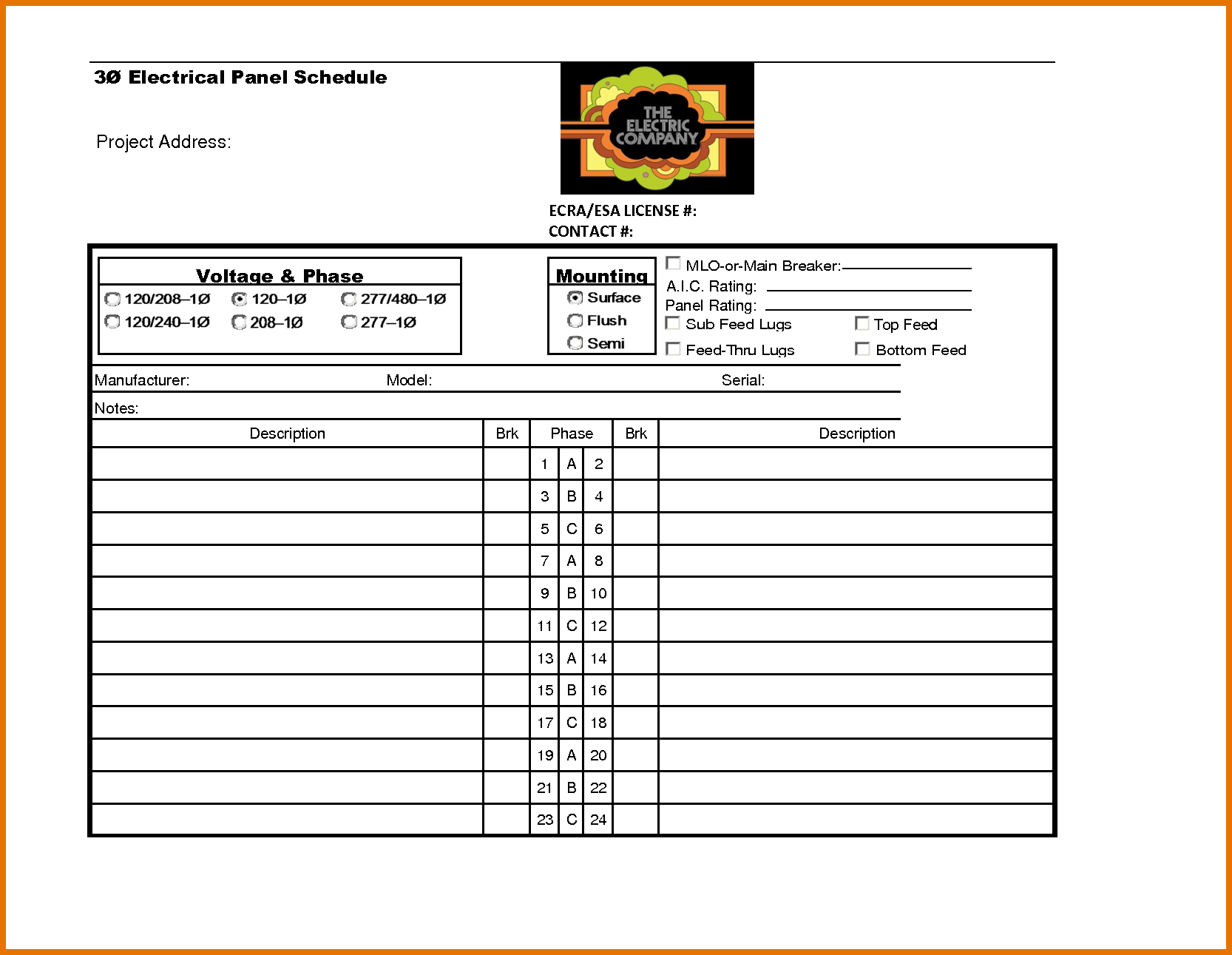 Samples Of Circuit Breaker Panel Label Template Excel And Circuit Breaker Panel Label Template Excel Document