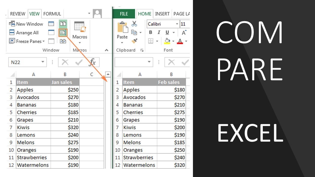 Samples Of Compare Excel Spreadsheets Inside Compare Excel Spreadsheets Sample