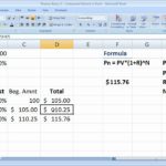 Samples Of Compound Interest Calculator Excel Template To Compound Interest Calculator Excel Template In Workshhet